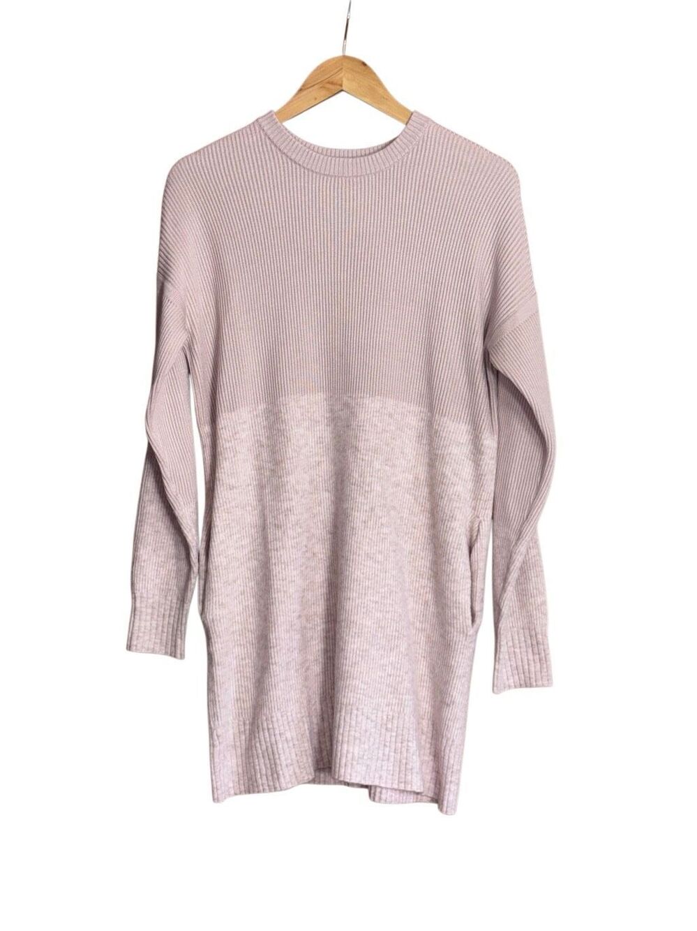 Lululemon Restful Intention Sweater pink bliss heathered cashmere wool M